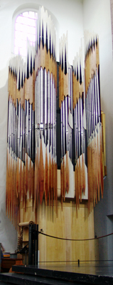 La maquette du buffet de l'orgue de Karlsruhe