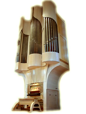 Le dein du buffet de l'orgue de Neckarhausen